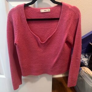Mango Pink Sweater for Women
